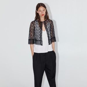 ZARA short lace jacket